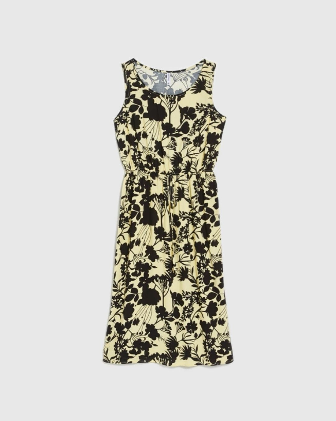 Vestido midi amarillo